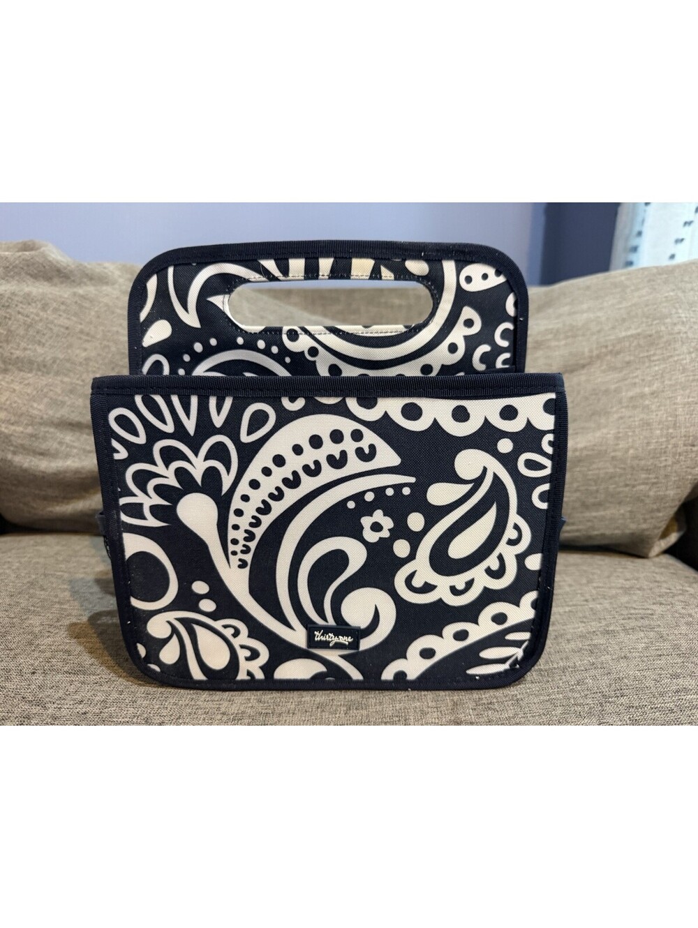 Thirty One Double Duty Caddy In Playful Parade Black White